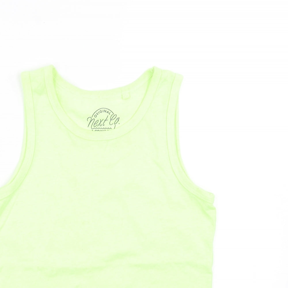 NEXT Boys Green   Basic Tank Size 8 Years