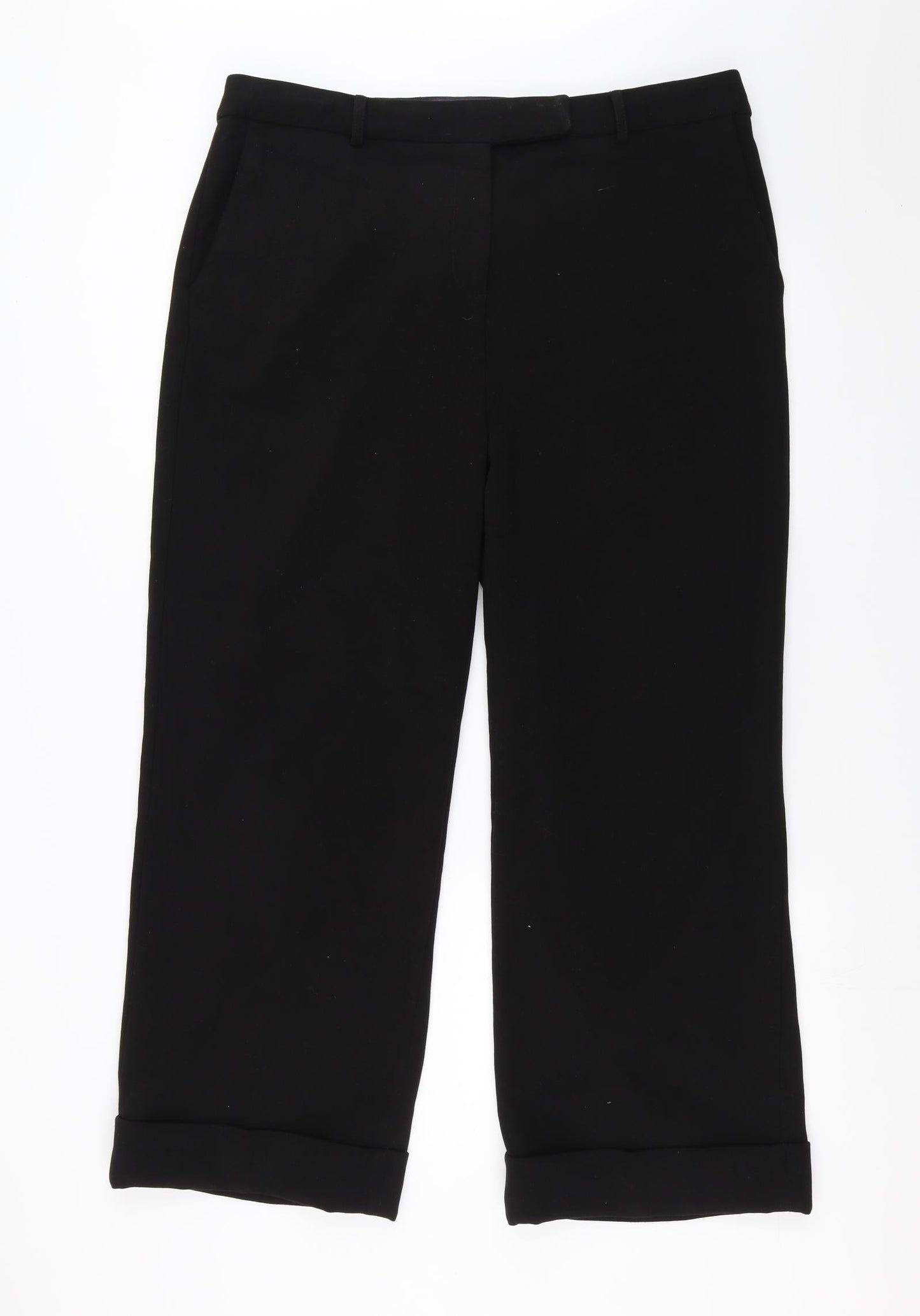Marks and Spencer Womens Black   Trousers  Size 16 L27 in