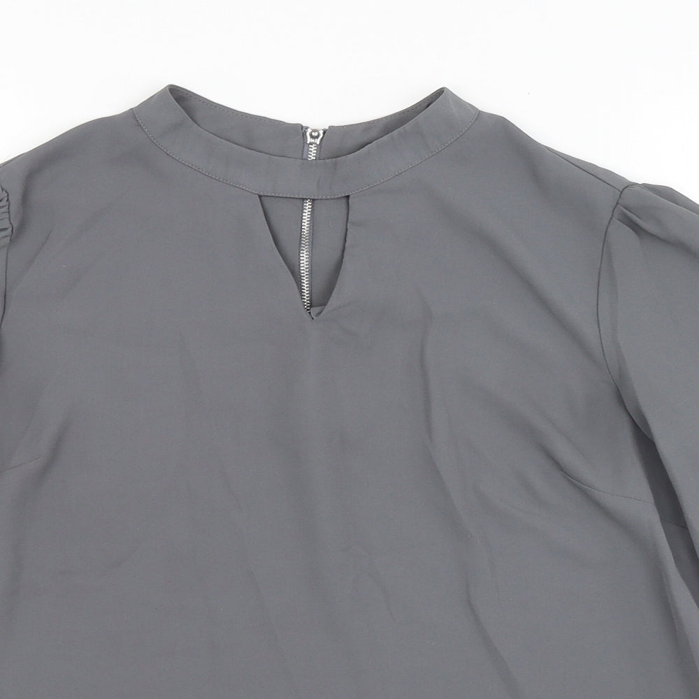 Atmosphere Womens Grey   Basic Blouse Size 10
