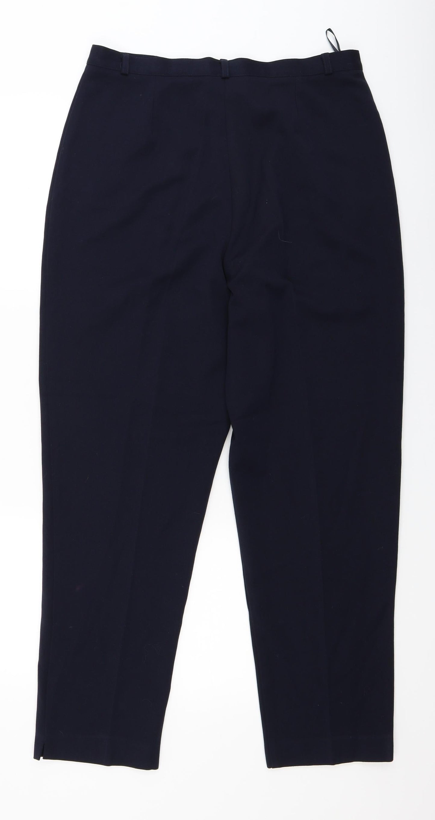 Essentials Womens Blue   Dress Pants Trousers Size 16 L28 in