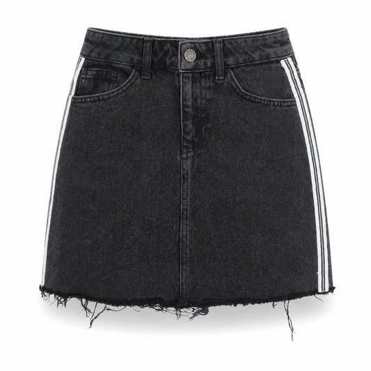 Primark Womens Black  Denim A-Line Skirt Size 4