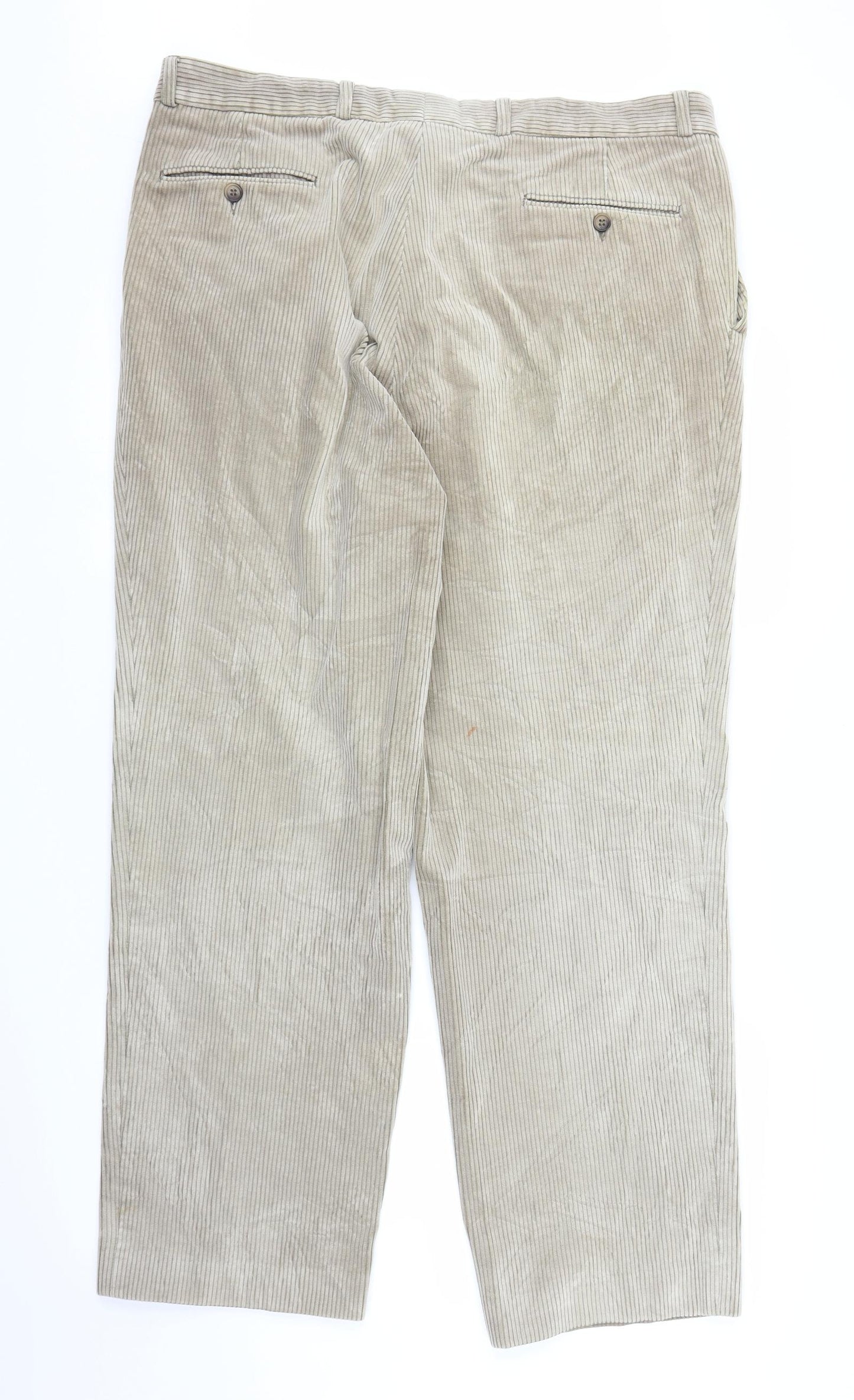Skads Mens Brown  Corduroy Straight Jeans Size 36 in L28 in