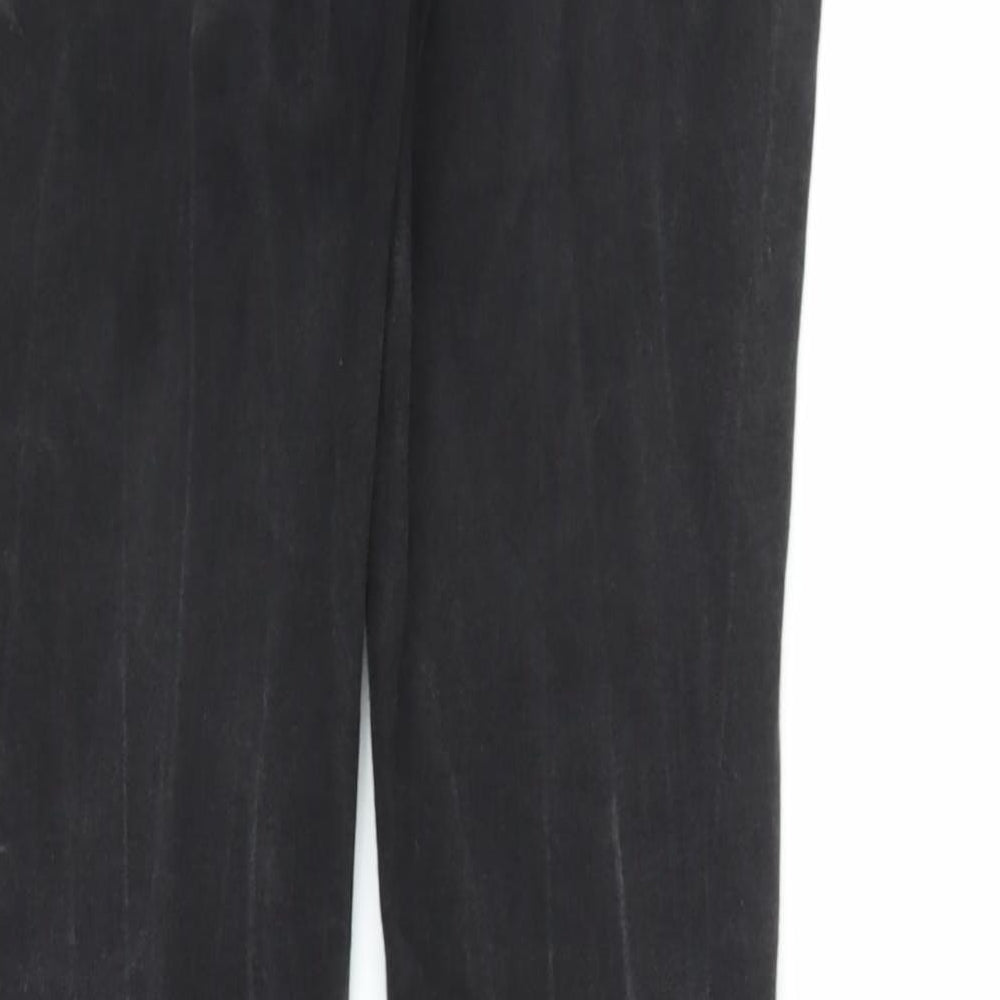 Topman Mens Black  Denim Snow Pants Trousers Size 30 in L34 in