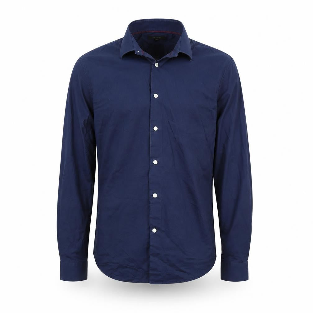 River Island Mens Blue    Button-Up Size L