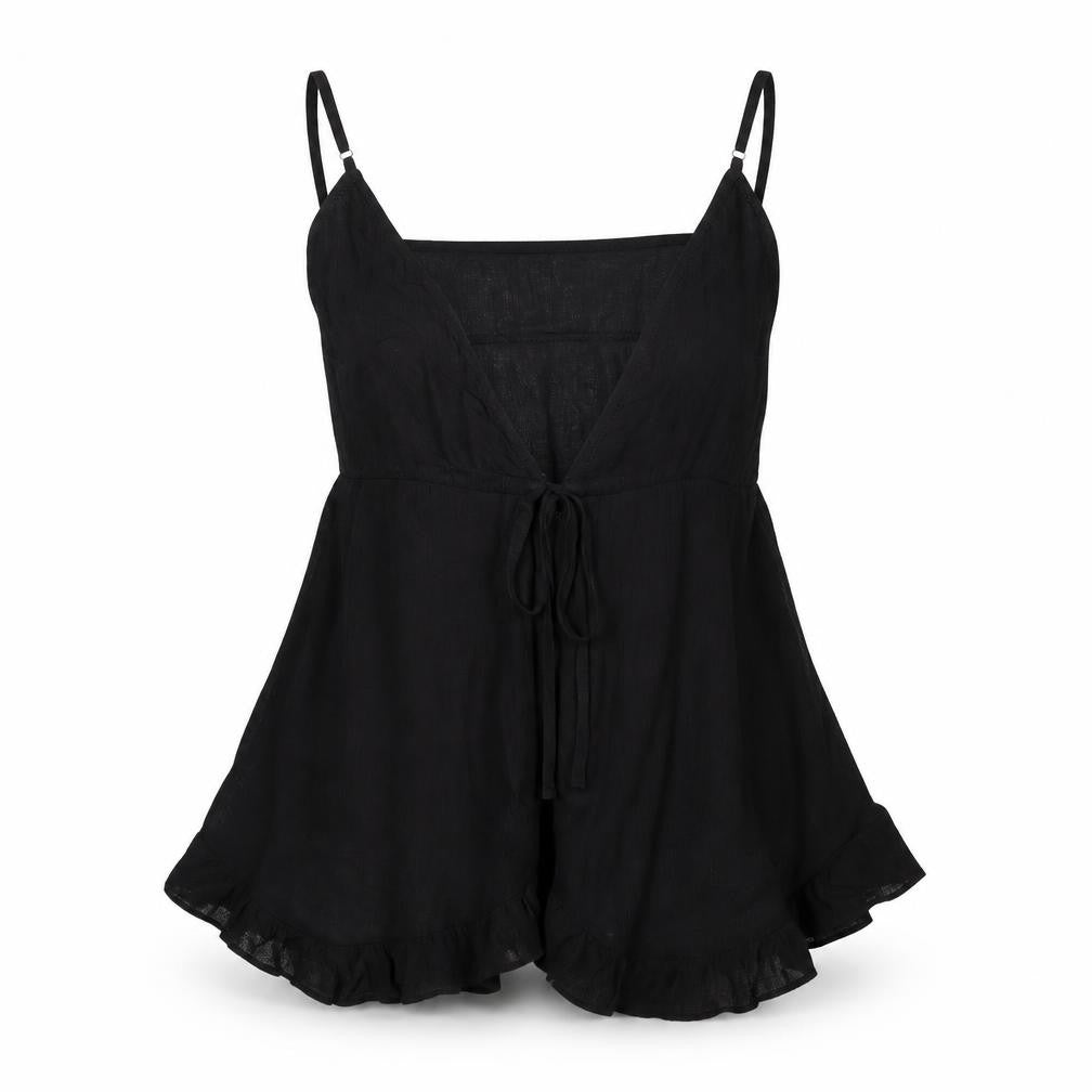 New Look Womens Black   Camisole Blouse Size M