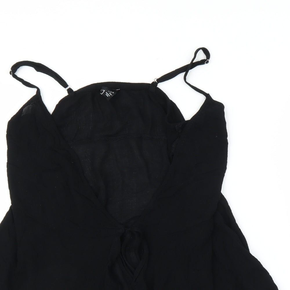 New Look Womens Black   Camisole Blouse Size M