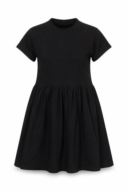Front view of Missguided women’s black a-line, size UK 8