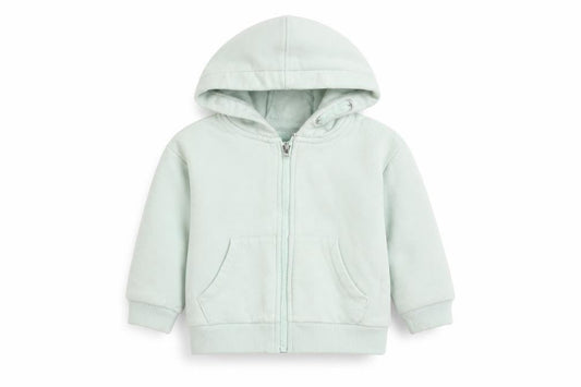 F&F Girls Green   Full Zip Jumper Size 2-3 Years