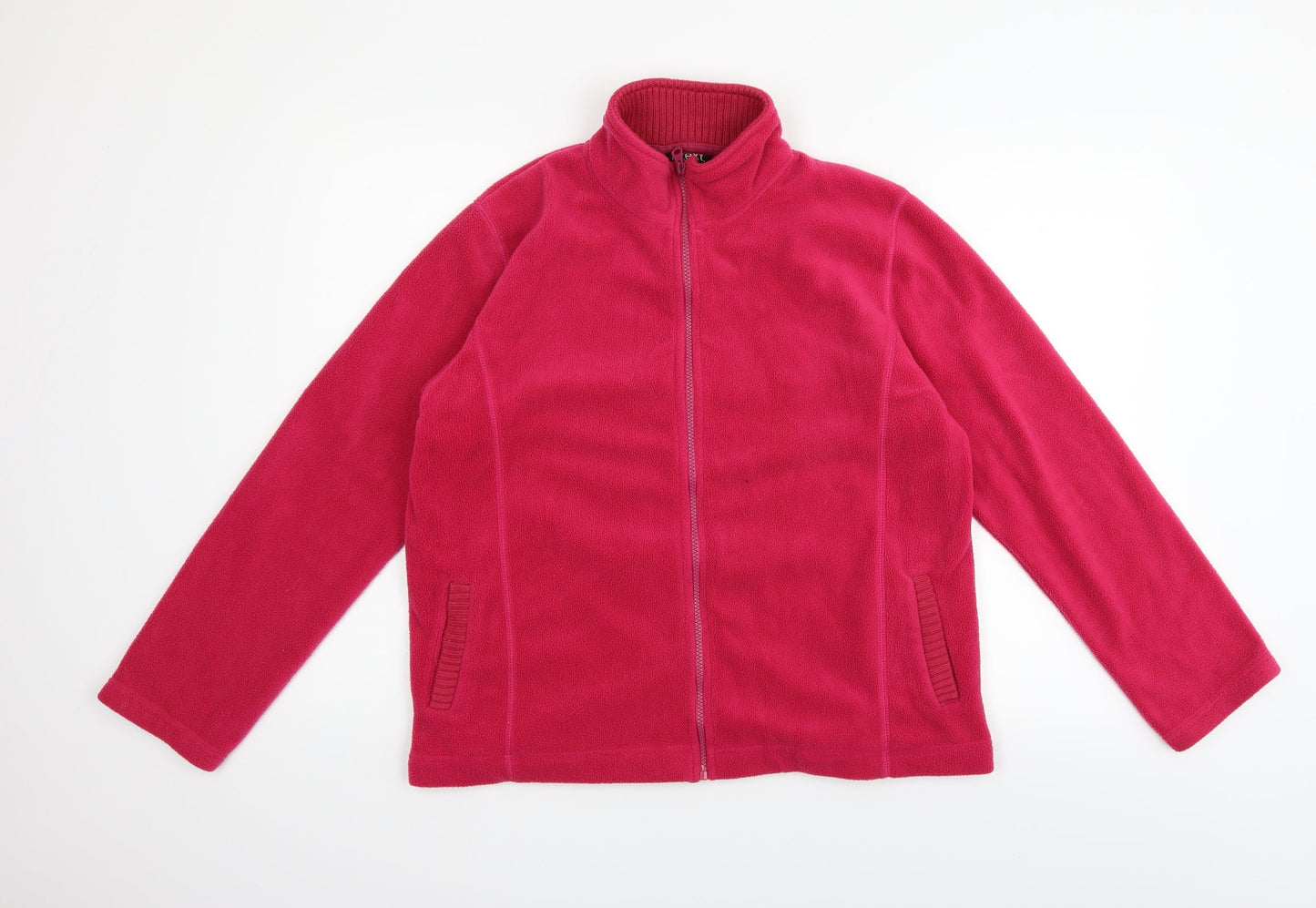 /text Womens Orange   Full Zip Jumper Size M