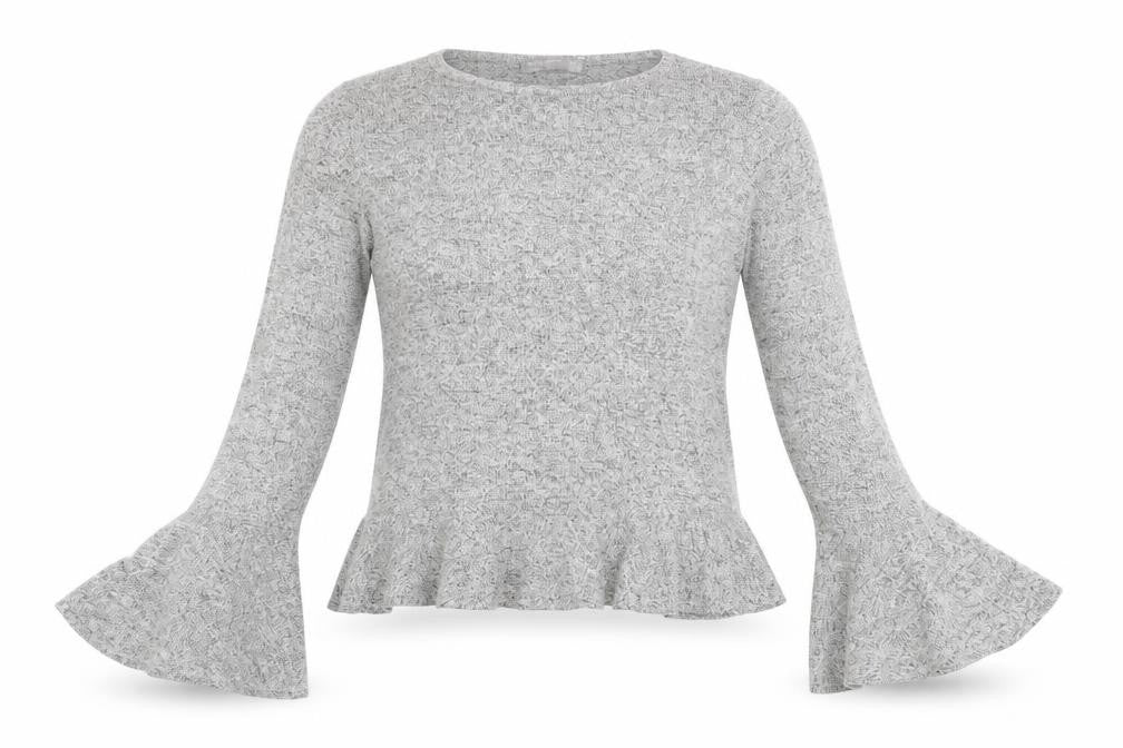 Berksha Womens Grey   Pullover Jumper Size XS