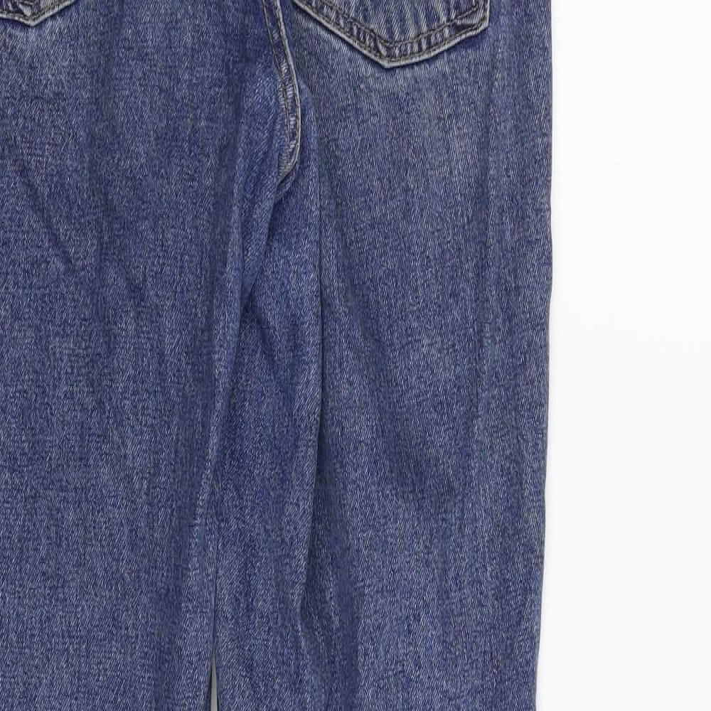 Topshop Womens Blue   Straight Jeans Size M L32 in