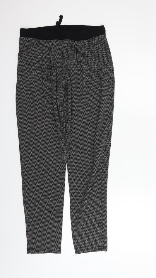 Atmosphere Womens Grey   Trousers  Size 10 L28 in