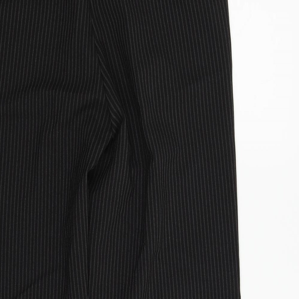 Papaya Womens Black   Trousers  Size 10 L28 in