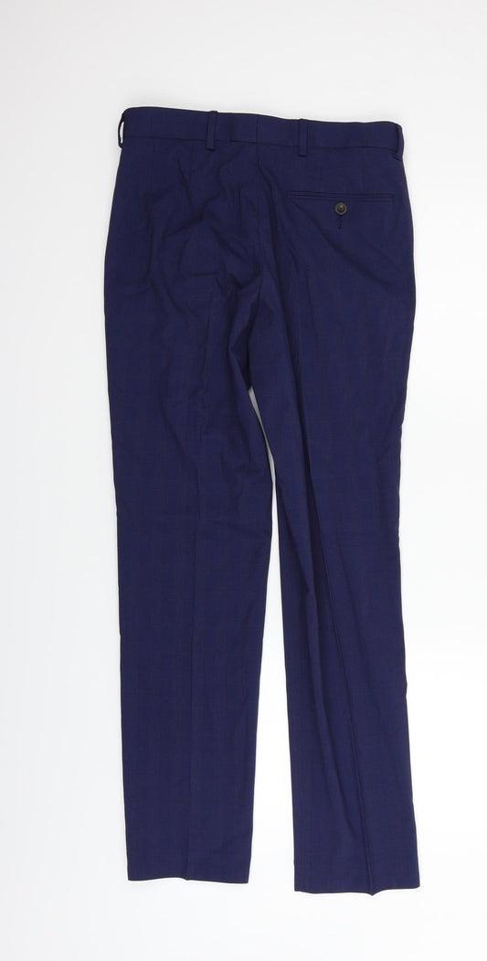 Marks and Spencer Womens Blue   Trousers  Size 28 in L27 in