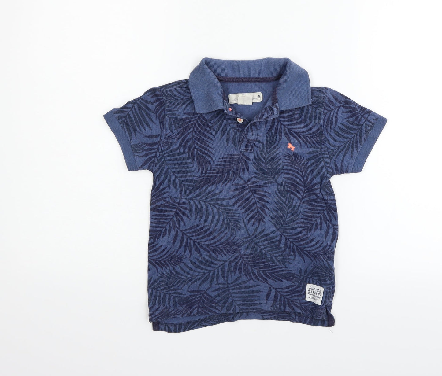 H&M Boys Blue   Basic Button-Up Size 5-6 Years