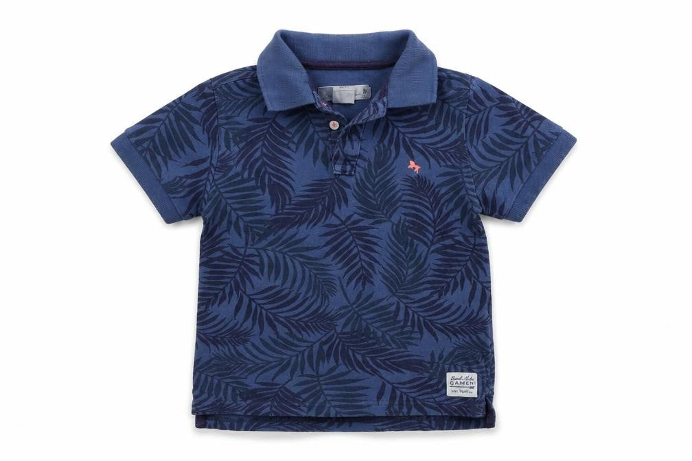 H&M Boys Blue   Basic Button-Up Size 5-6 Years