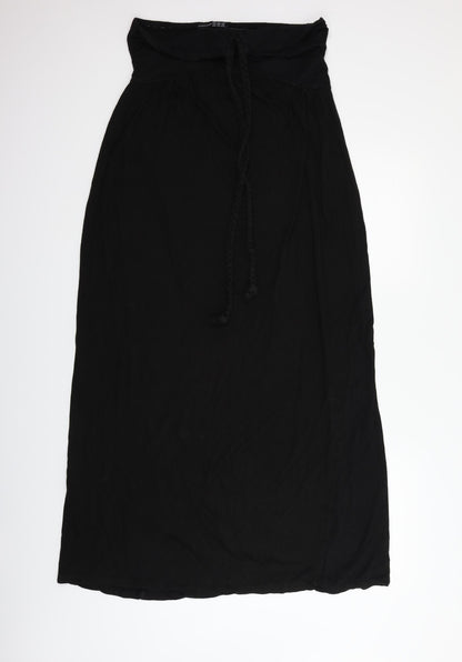 Front view of Atmosphere women’s black fit & flare, size UK 14