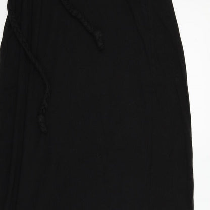 Brand and care label for Atmosphere women’s black fit & flare, size UK 14