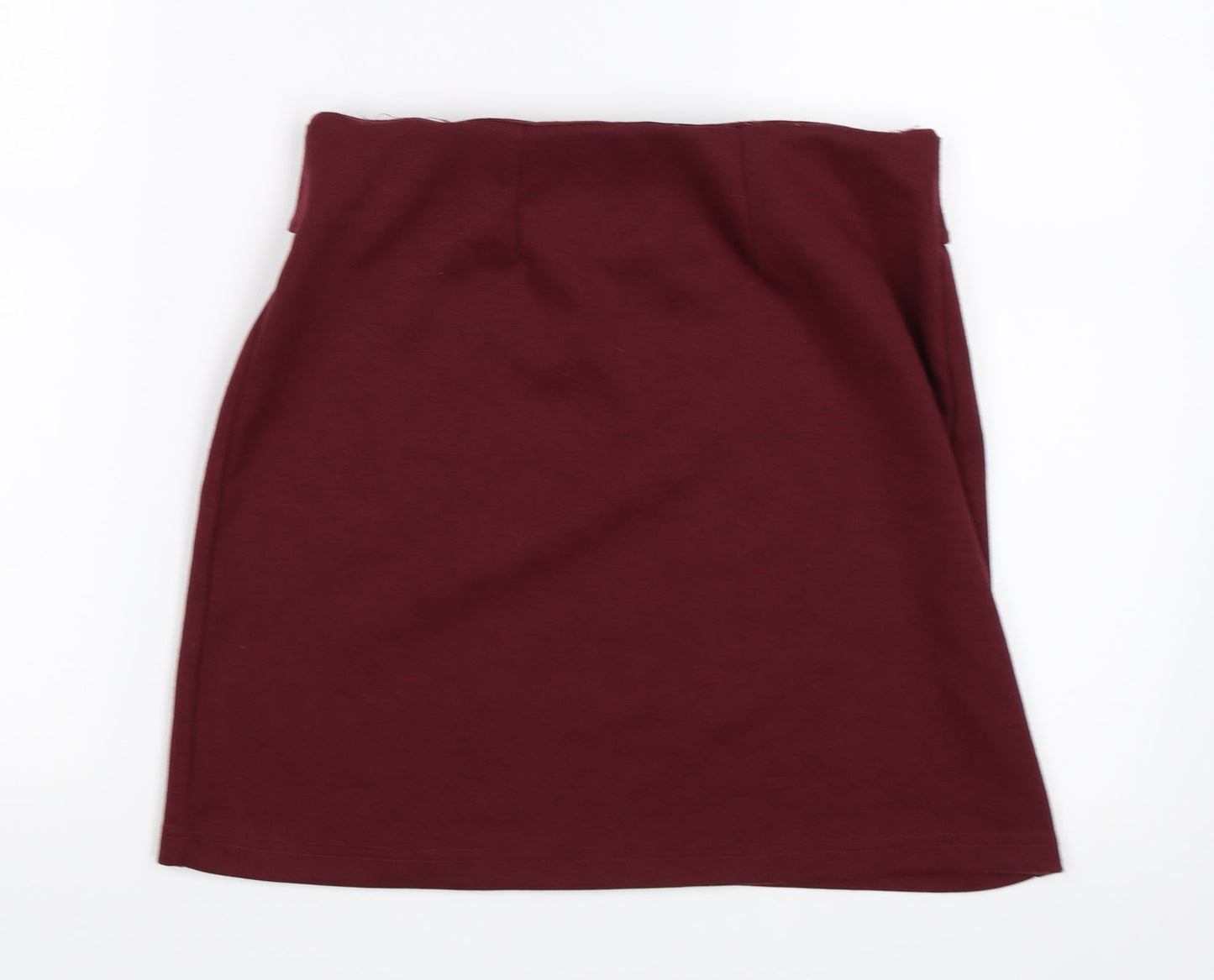 Preworn Womens Red   Mini Skirt Size 27 in