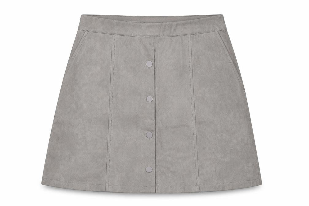 JCL Womens Grey   A-Line Skirt Size M