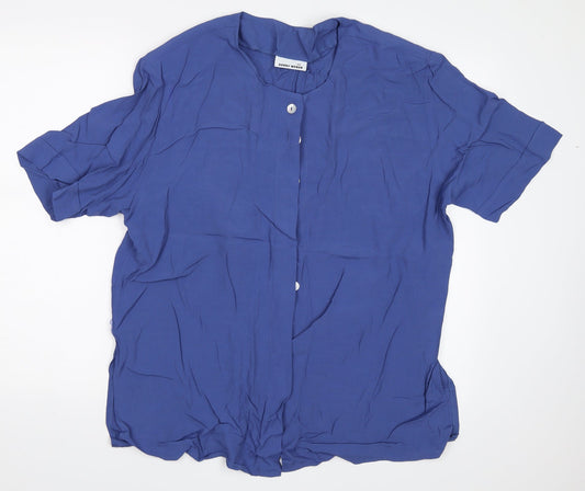 Gerry Weber Womens Blue   Basic Button-Up Size 42