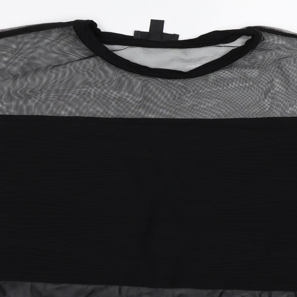 Topshop Womens Black   Basic Blouse Size 8