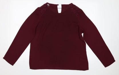 Primark Womens Purple   Basic Blouse Size 14