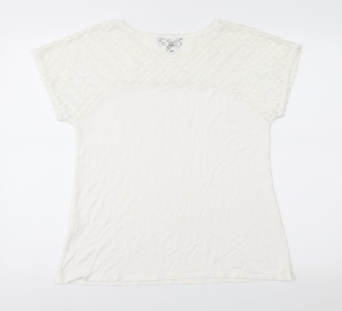 Saloos Womens White   Basic Blouse Size 16