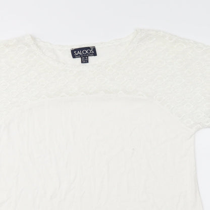 Saloos Womens White   Basic Blouse Size 16