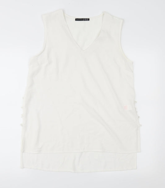 Atmosphere Womens White   Basic Blouse Size 12