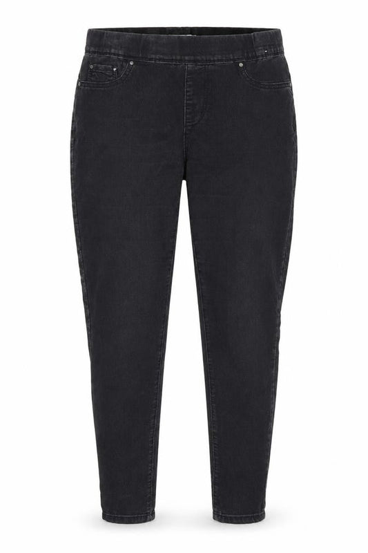 Denim & Co. Womens Black  Denim Jegging Jeans Size 12 L26 in