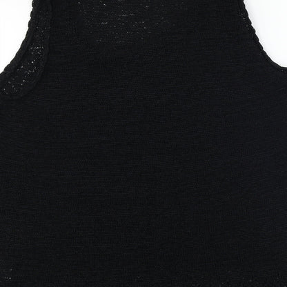 Preloved Debenhams  Womens Black   Basic T-Shirt Size 16 - Label