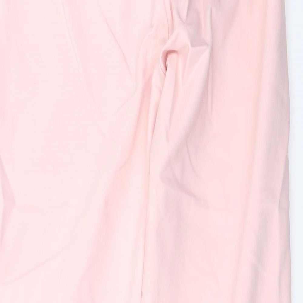Stradivarius  Womens Pink   Trousers  Size 10 L23 in
