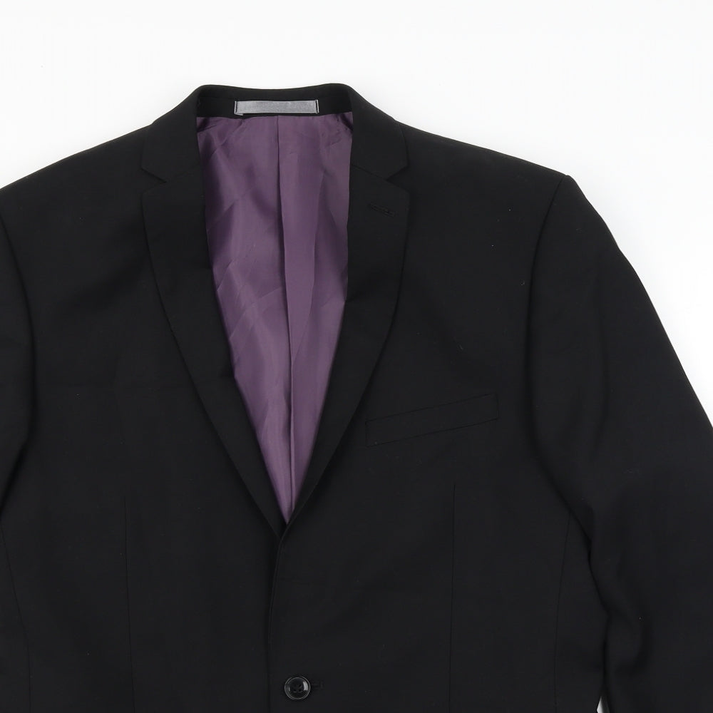 Red Herring  Mens Black   Jacket Blazer Size 40