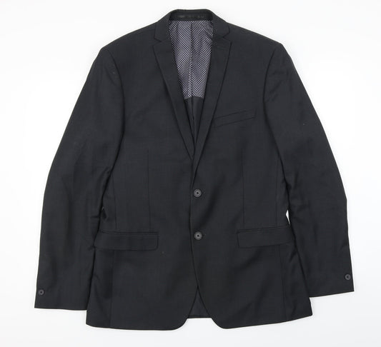 Red Herring  Mens Black   Jacket Blazer Size 40