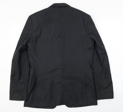 Red Herring Mens Black   Jacket Blazer Size 40