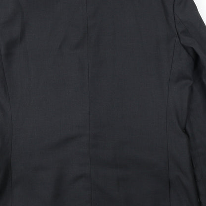 Red Herring Mens Black   Jacket Blazer Size 40