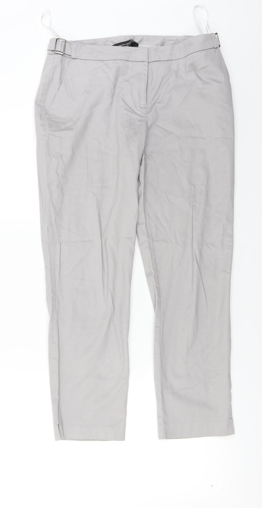Dorothy Perkins  Womens Grey   Trousers  Size 10 L24 in
