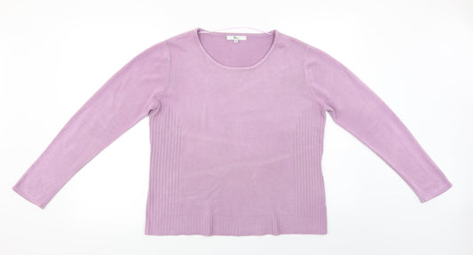 Klass Womens Purple   Pullover Jumper Size XL