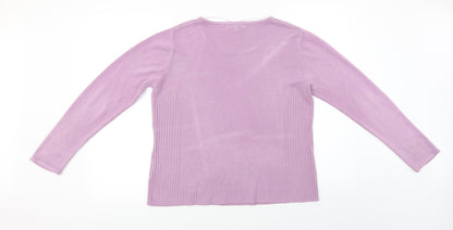 Preloved Klass Womens Purple   Pullover Jumper Size XL - Back