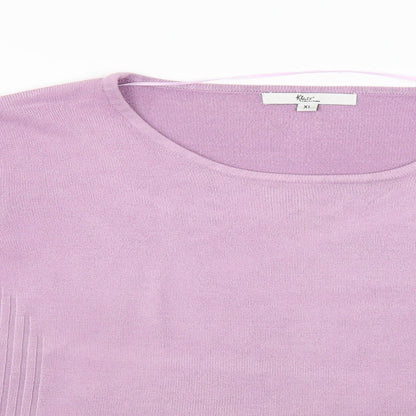 Preloved Klass Womens Purple   Pullover Jumper Size XL - Detail
