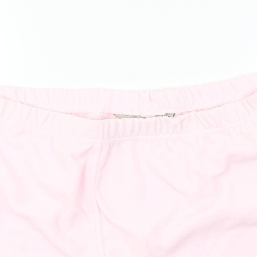 Jeff & Co  Womens Pink   Cut-Off Shorts Size 2XL