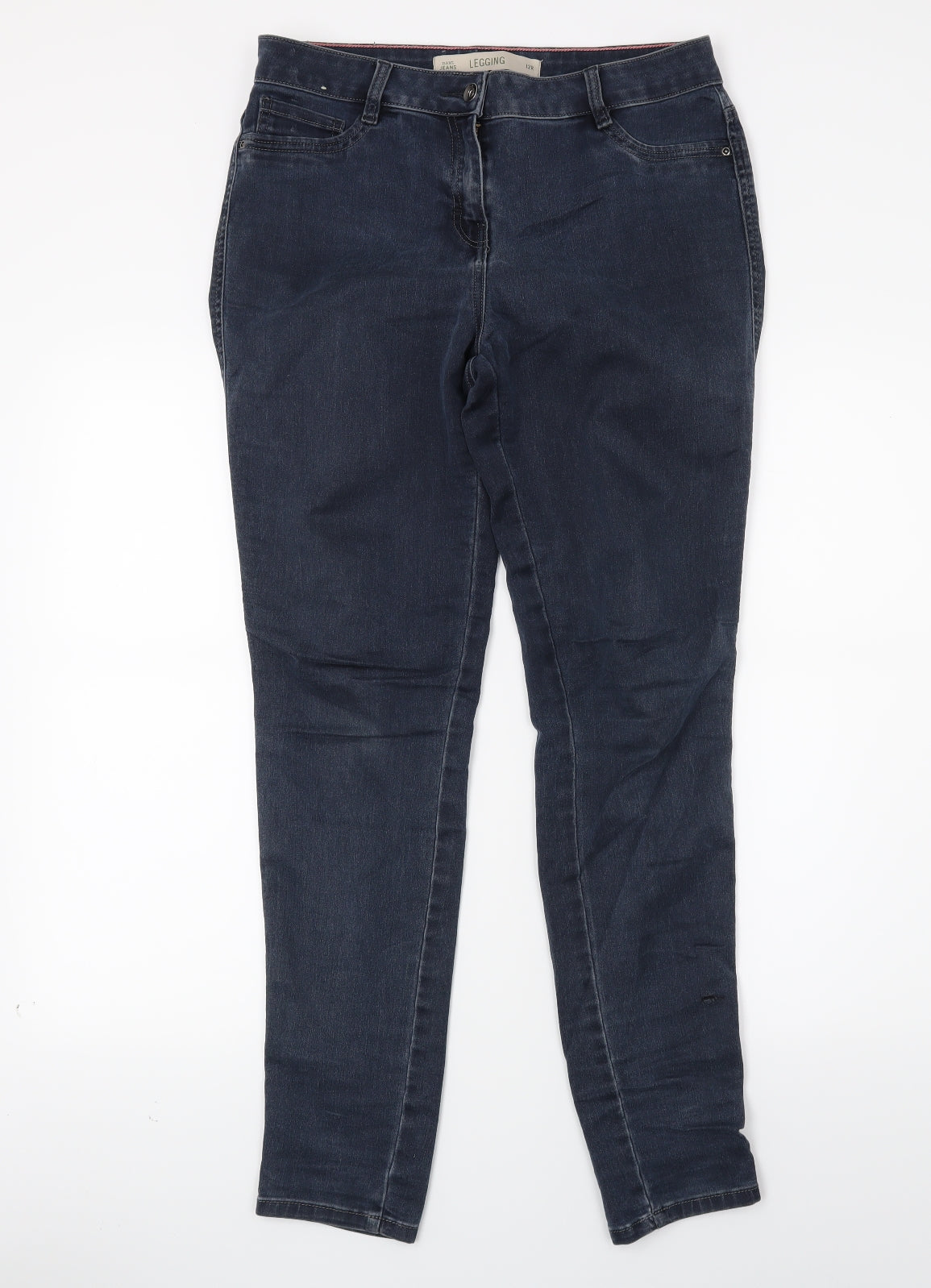 NEXT Womens Blue  Denim Skinny Jeans Size 12 L27 in