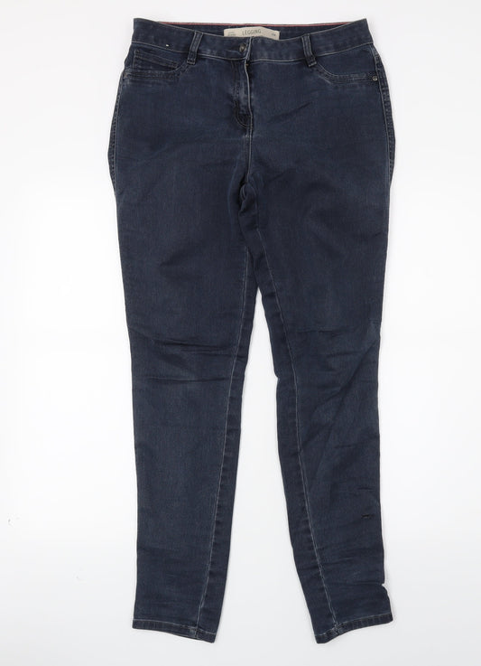 NEXT Womens Blue  Denim Skinny Jeans Size 12 L27 in
