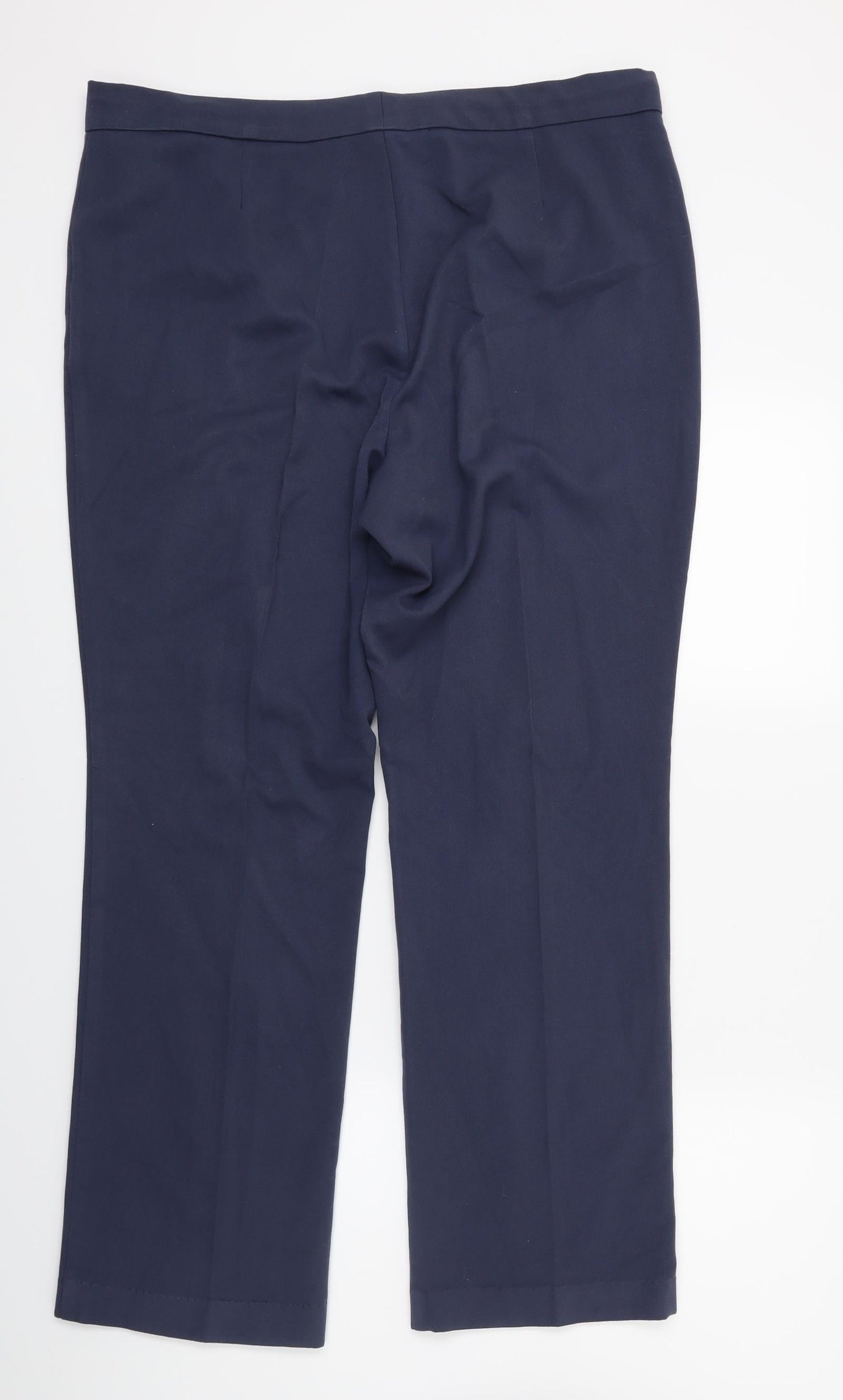 Marks and Spencer Womens Blue   Trousers  Size 16 L26 in