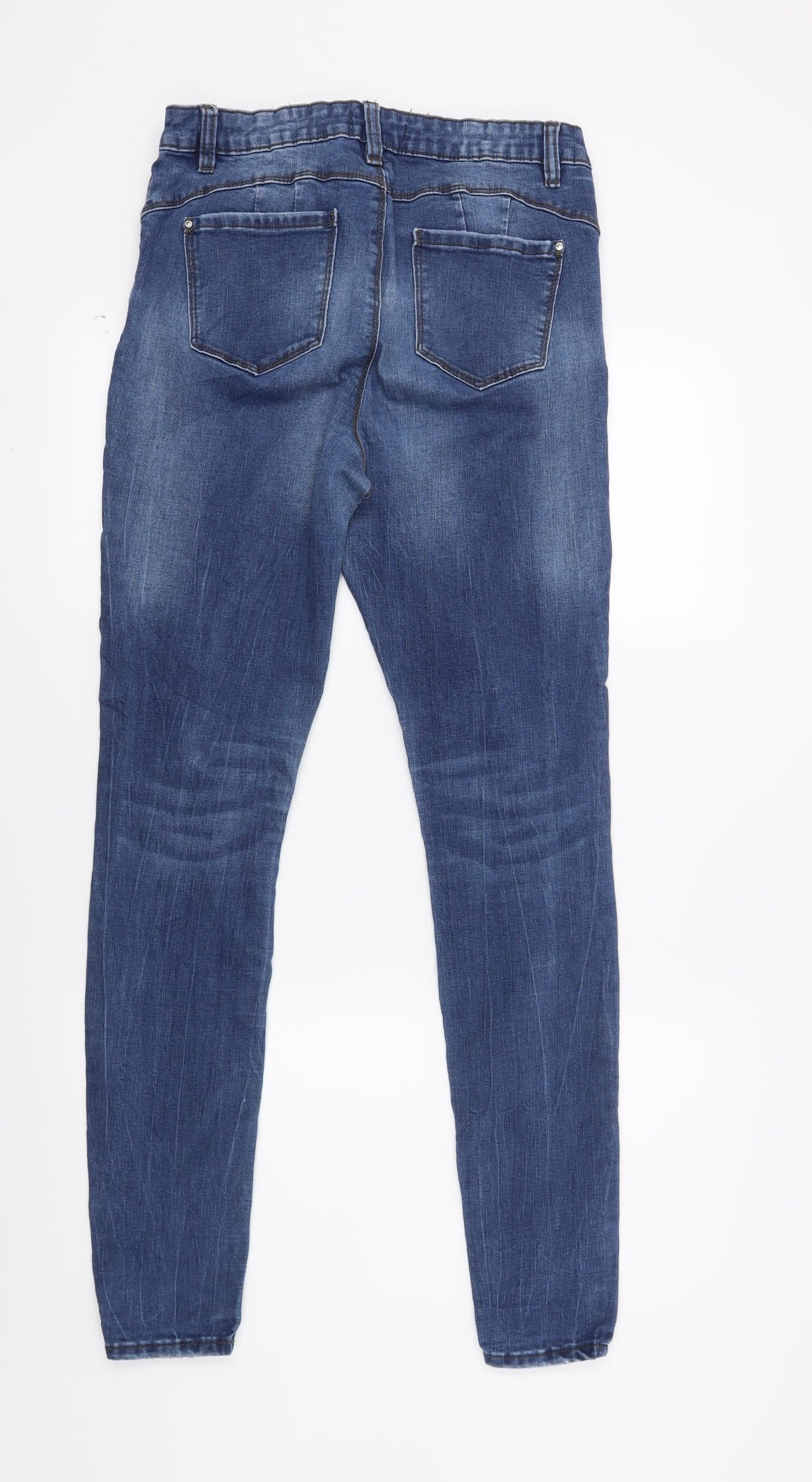 Primark Womens Blue  Denim Skinny Jeans Size 28 in L28 in