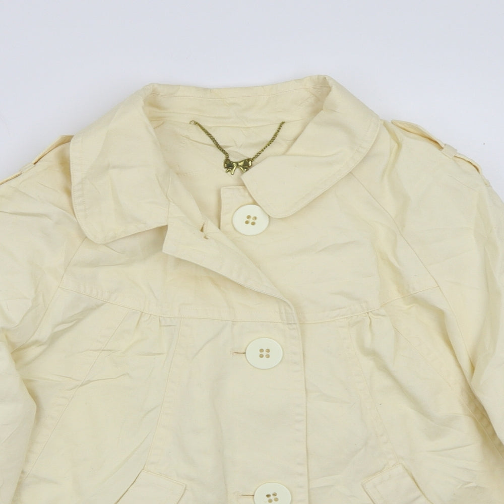 Select Womens Beige   Jacket Coat Size 16