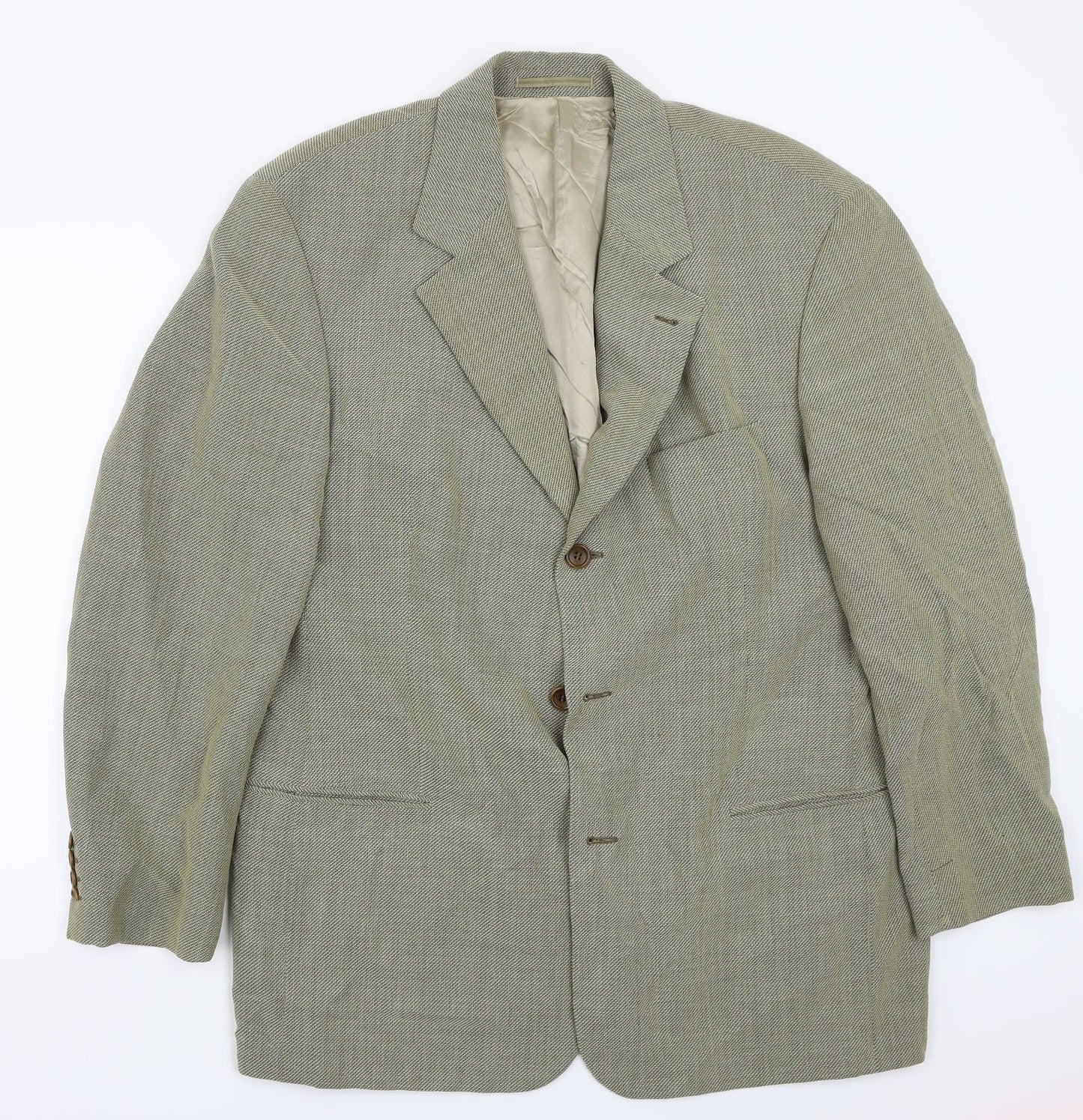 Preworn Mens Beige   Jacket Suit Jacket