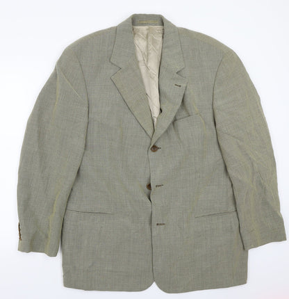 Preloved Preworn Mens Beige   Jacket Suit Jacket - Front