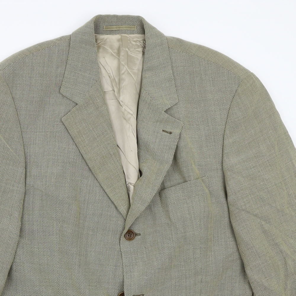 Preworn Mens Beige   Jacket Suit Jacket